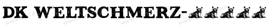 DK Weltschmerz字体转换